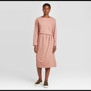 Prologue Women's Long Sleeve Crewneck Knit Midi